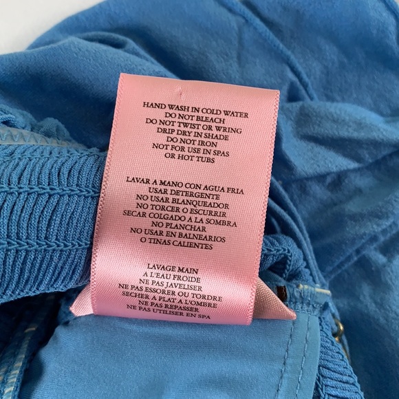 Juicy Couture Girls Beach Baby Blue Swim Coverup - Picture 3 of 4